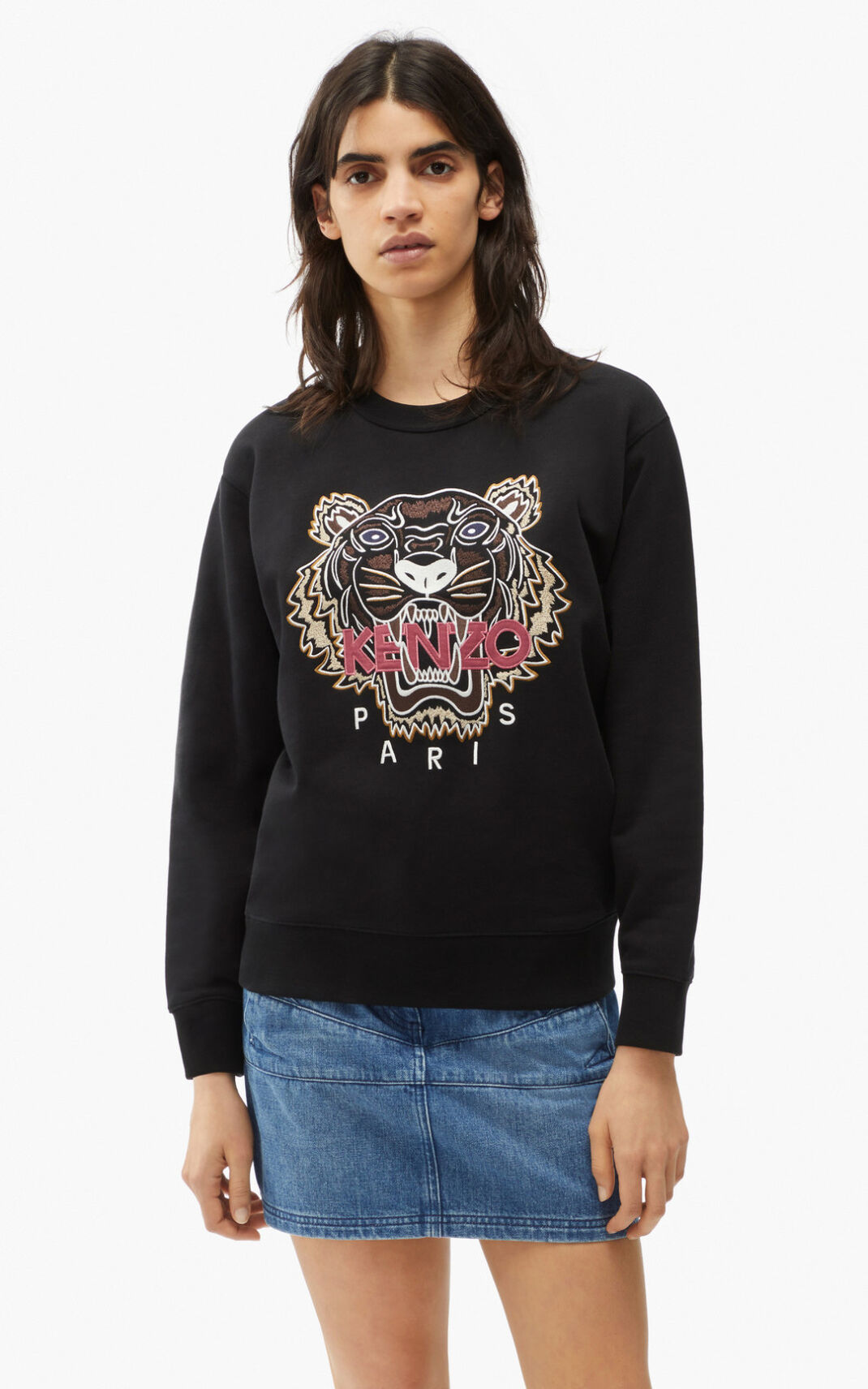 Sweat Kenzo Tiger Femme Noir | PJGM-13950